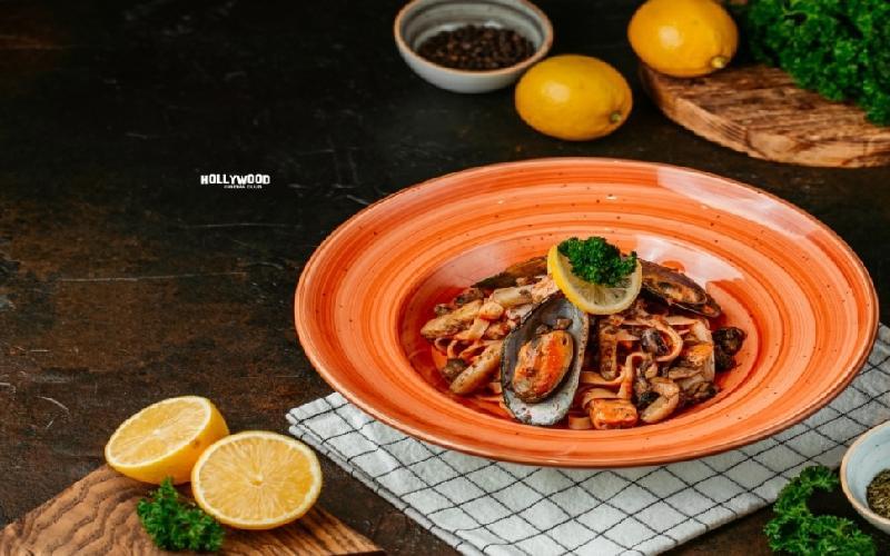 Dəniz məhsullarının pastası