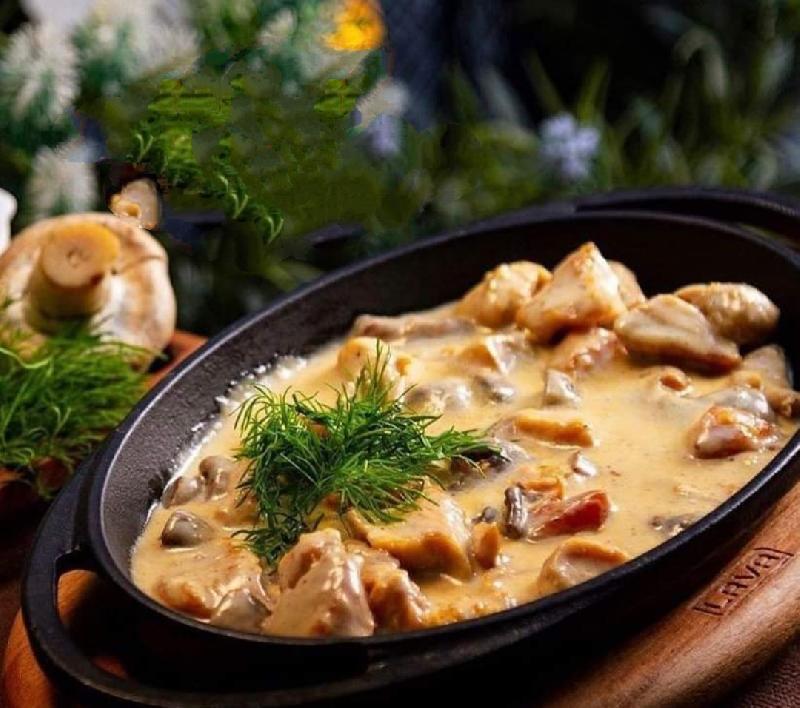 Toyuq qaymaqlı