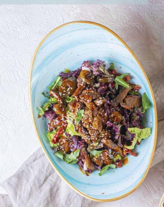 Acılı Ət Salatı 