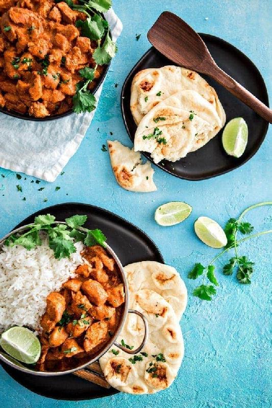 Butter Chicken With Steam Rice