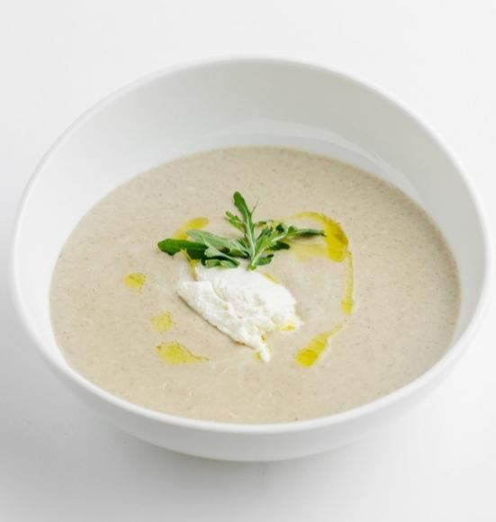  PUMPKIN SOUP WITH BLUE CHEESE