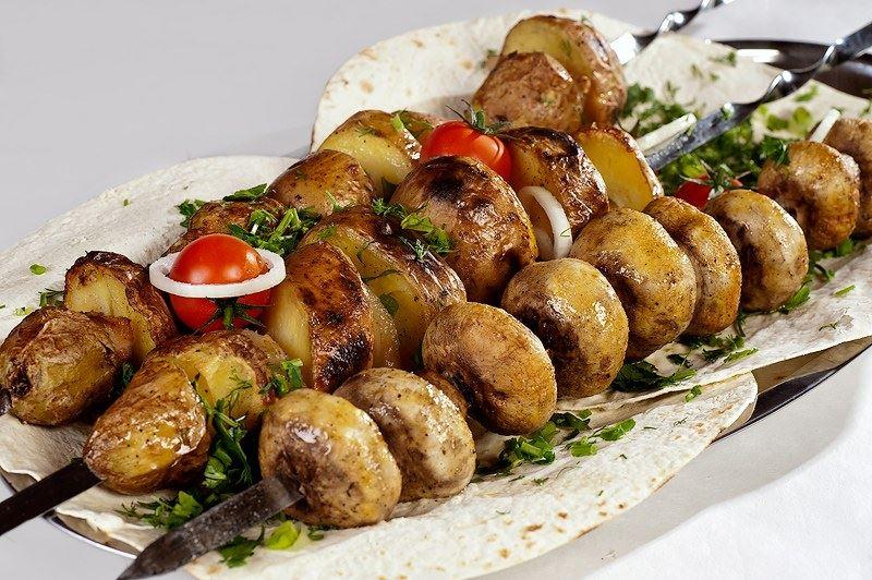 Göbələk kababı