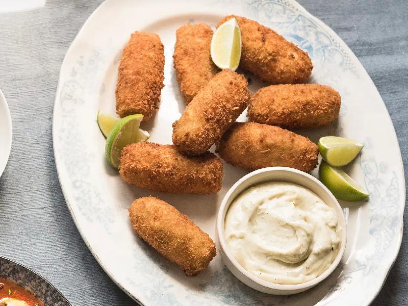 Cod Croquette,garlic mayyonaise