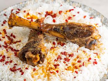 Təndirdə maça plov üstü