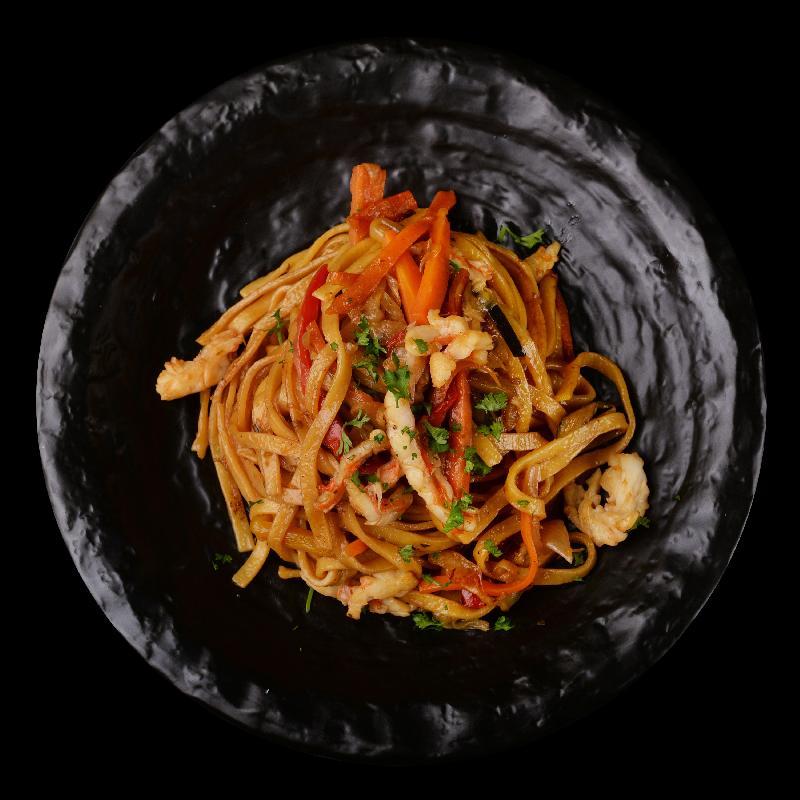 Dəniz məhsulları pastası