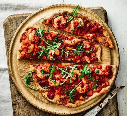 Spice King Prowns Pizza