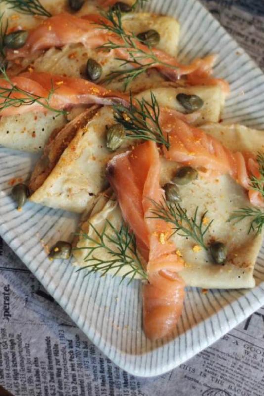 Salmon və tatar sous