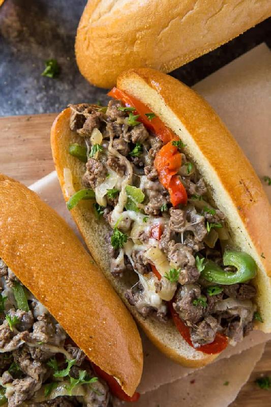 PHILLY CHEESESTEAK SANDWICH