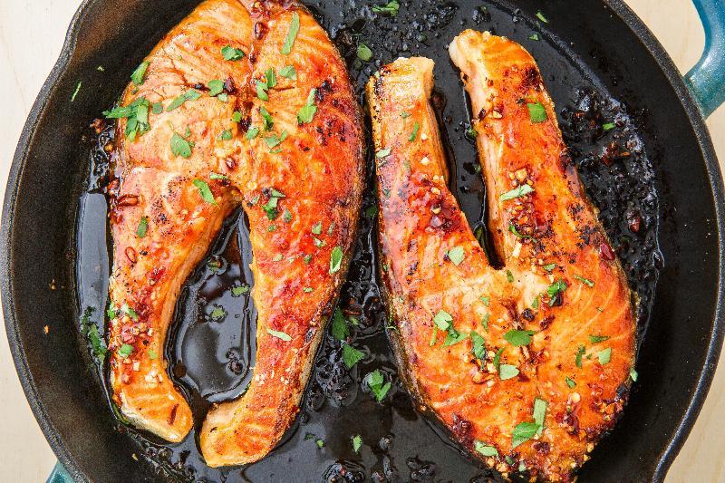 SALMON STEAK