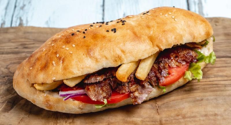 Meat doner bread