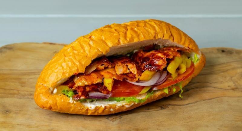 Chicken Doner Turkish Bread