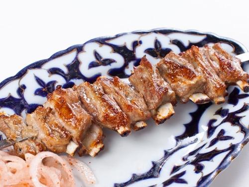 Баклажаны фаршированные грецкими орехами.