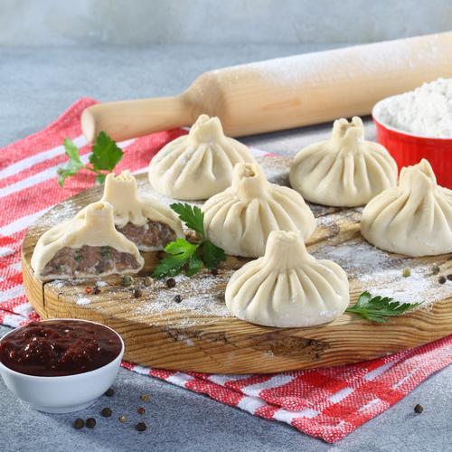 С зеленью из говядины  и свинины