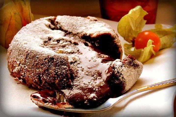 Шоколадный флан.