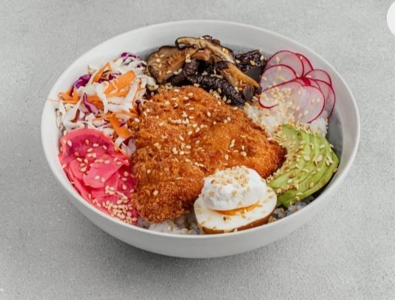 Toyuq katsu poke