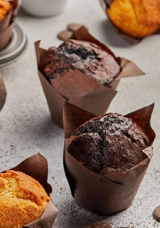 Maffin şokoladlı qoz ilə