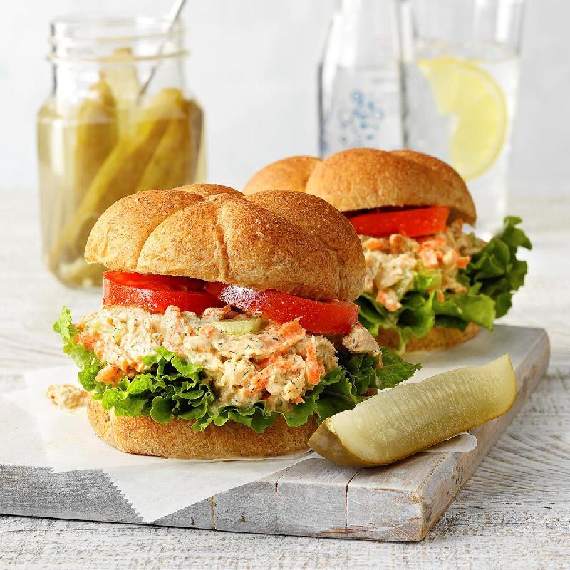 Salmon sandwich 