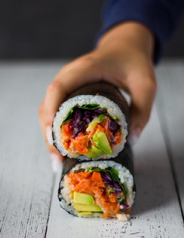 Burritto sushi fried