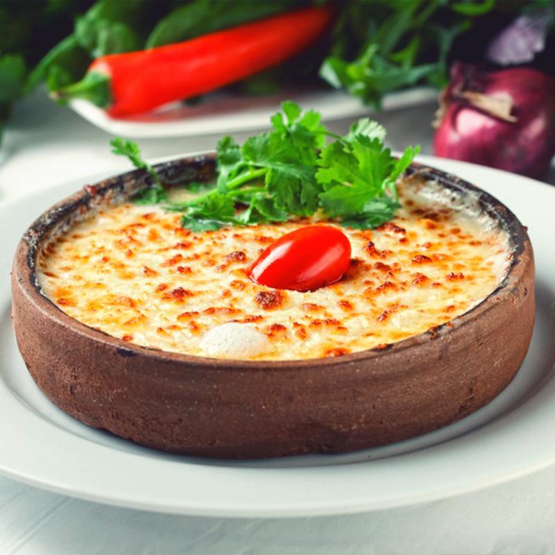 СЫР СУЛУГУНИ ЖАРЕНЫЙ НА КЕЦИ.
