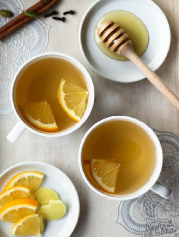 Ginger Lemon herbal infusion
