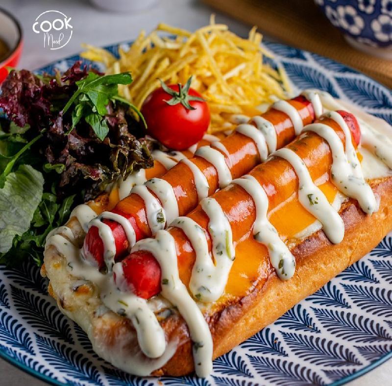 Cheese hotdog