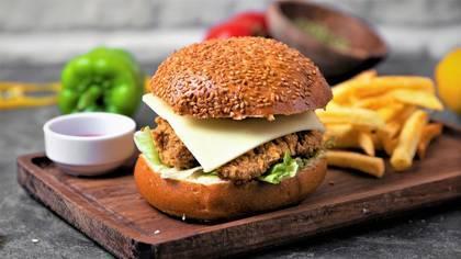 Çıtır toyuq Burger 