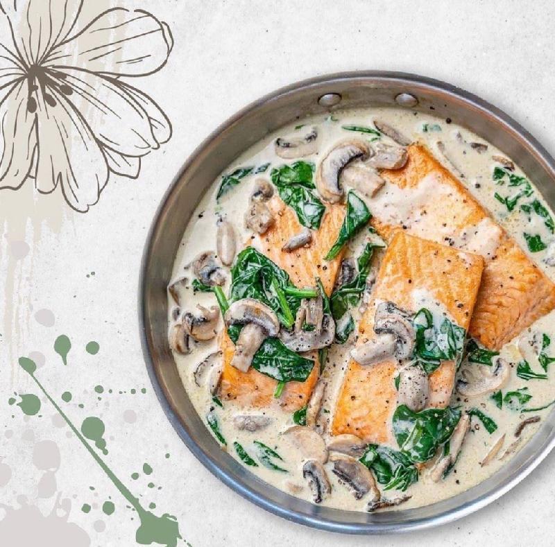 Salmon steak 