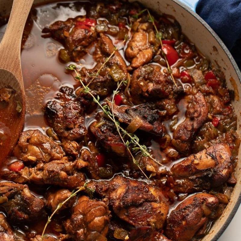 Stew Chicken 