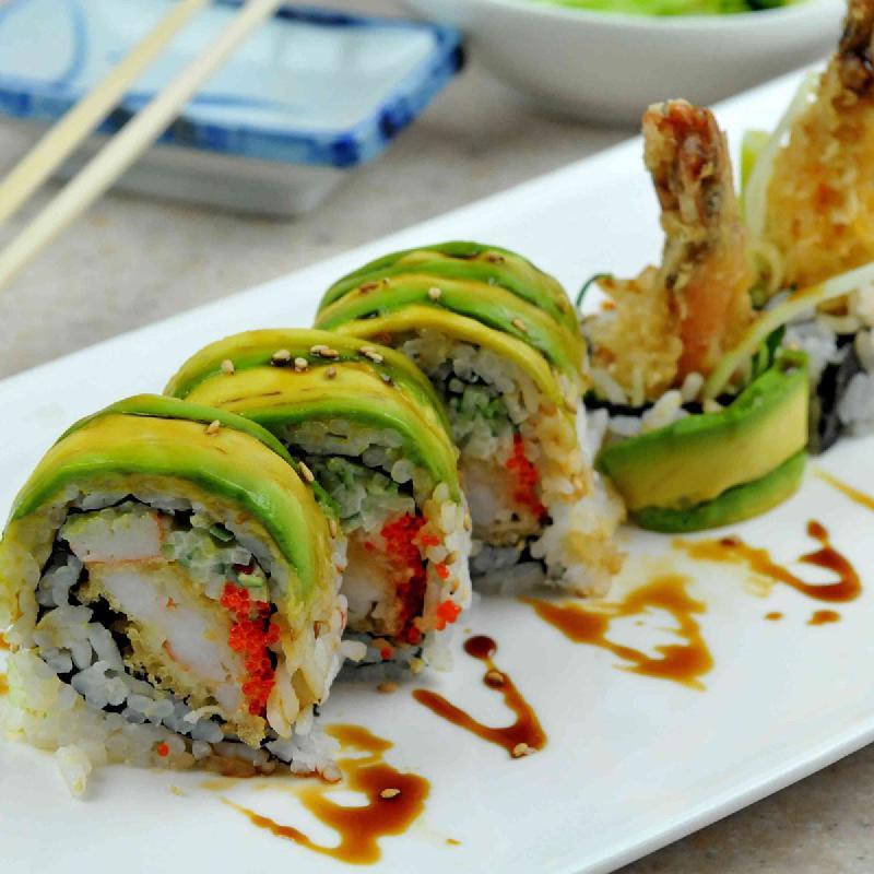 Green dragon maki