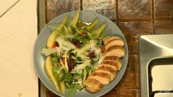 Hisə verilmiş ördək salatı