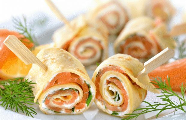 Salmon krep