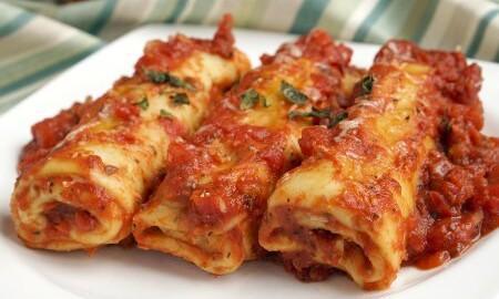 Cannelloni pasta