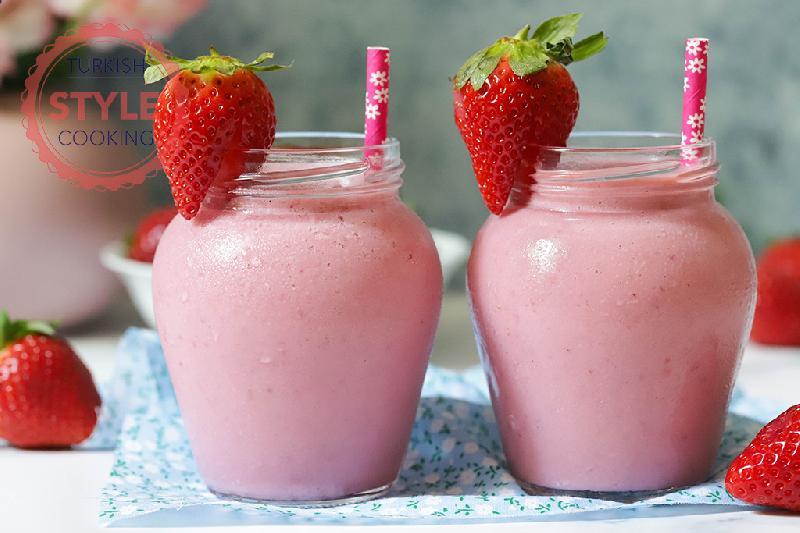 Milkshake ( çiyələkli )