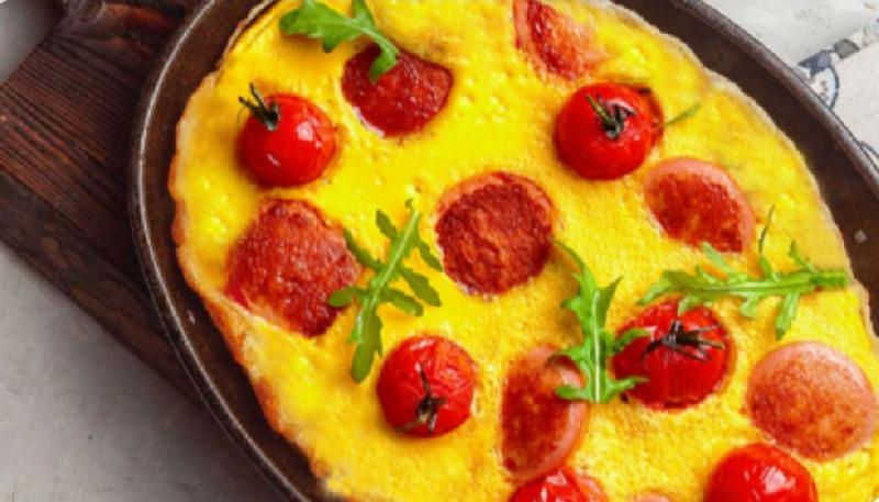Sosiskalı omlet