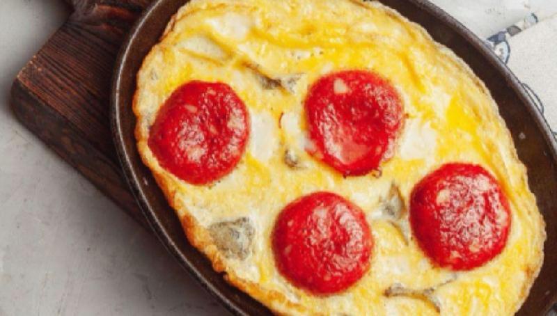 Sucuklu omlet