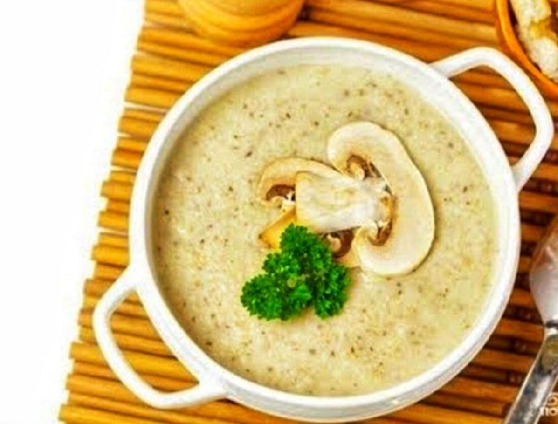 Qaymaqlı Göbələk Şorbası