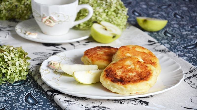 Сырники с ванилным муссом