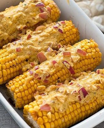 Кукуруза с спайси соусом 