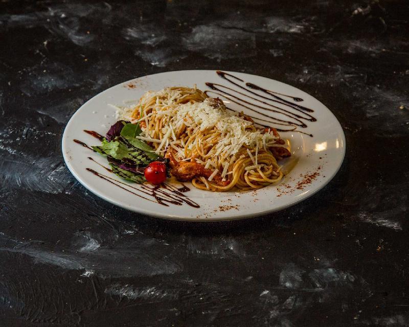 Krevetkalı spaghetti