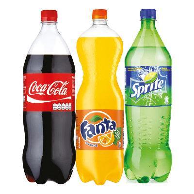Cola fanta sprite