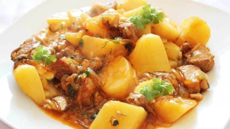 Жаркое из куриного филе