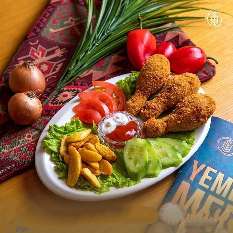 Kızarmış tavuk budu