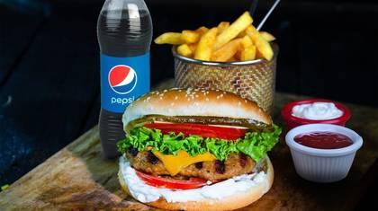 Toyuq Çizburger+Fri+Pepsi 0,25 ml