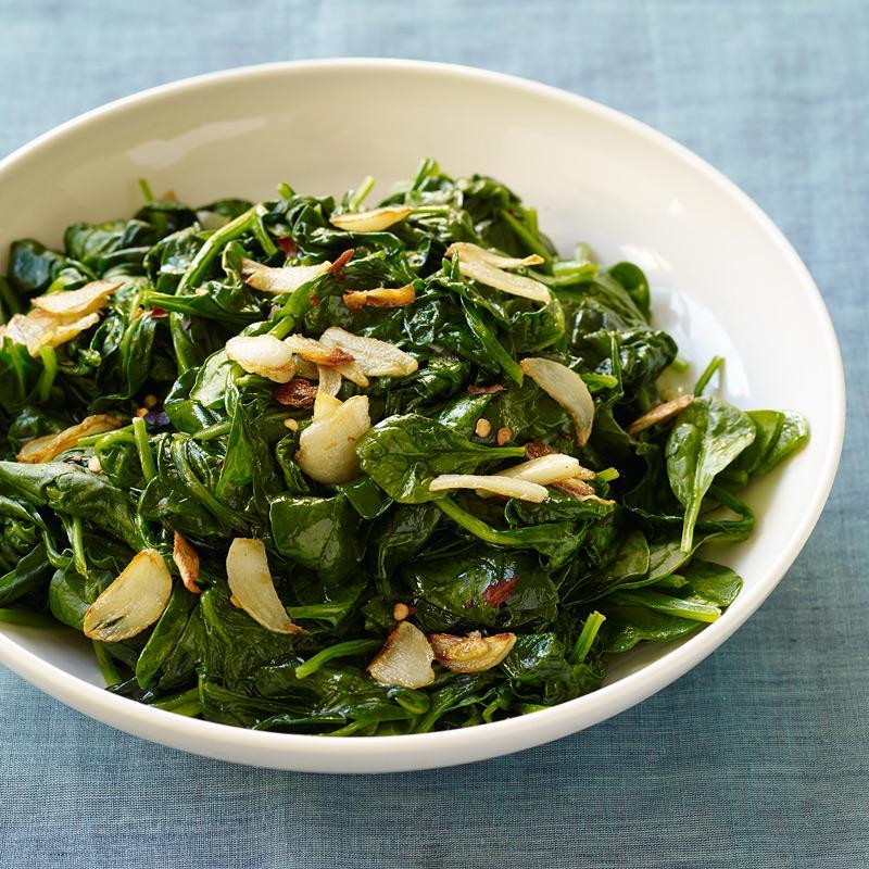 Sautéed Spinach with Garlic