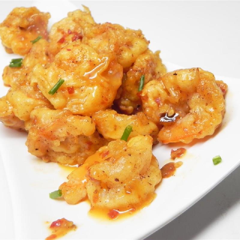 Rock Shrimp Tempura with Two Sauces