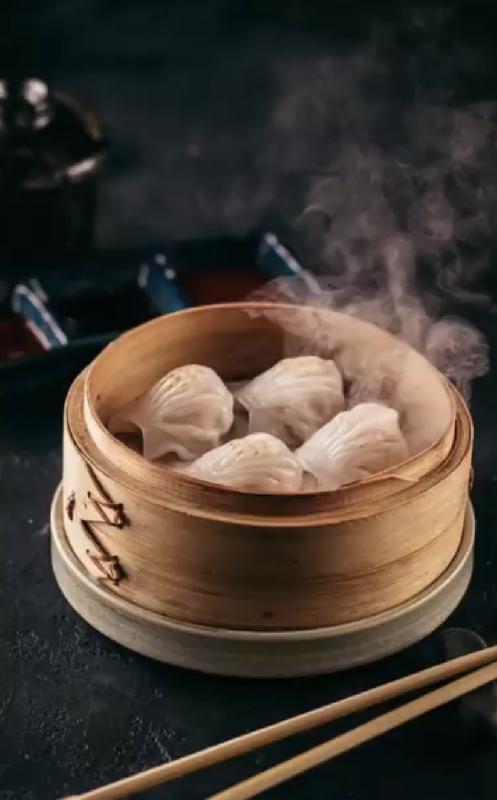 Steamed Prawn and Truffle Dumplings Har Gau