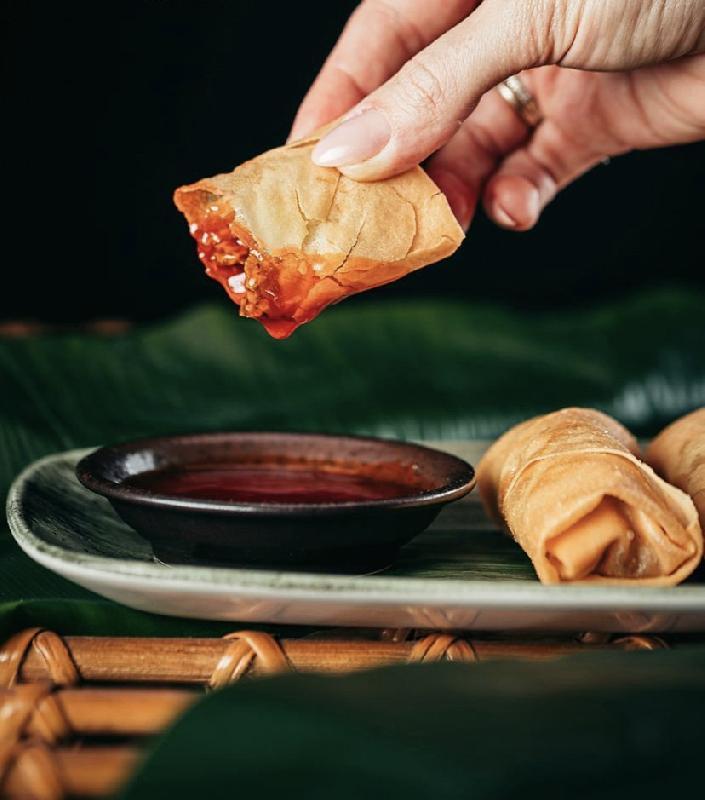 Spicy Chicken Spring Rolls