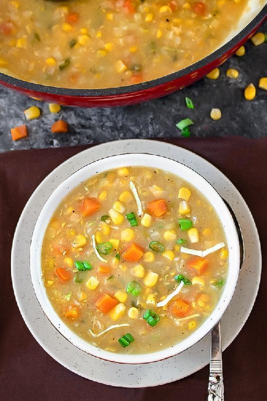 Sweetcorn Soup (V)