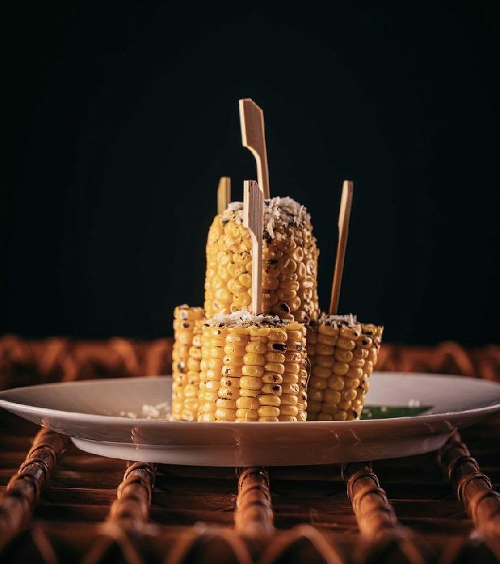 Grilled Sweetcorn with Shiso Butter (V)