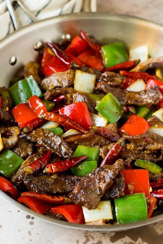 Wok Szechuan Beef with Mixed Vegetables